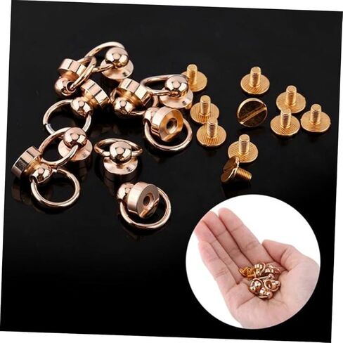 Brass Monk Head Pacifier Nail Rivet Studs Screw Back for Crafting in Saudi Arabia