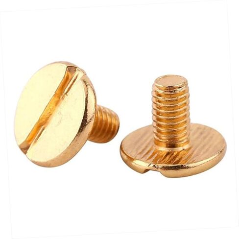 Brass Monk Head Pacifier Nail Rivet Studs Screw Back for Crafting in Saudi Arabia