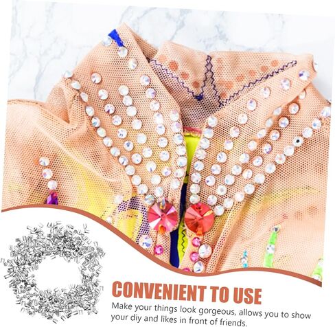 TEHAUX 5000pcs Metal Craft Rivets Four Claw Nails DIY Jewelry Making Tools Accessories in Saudi Arabia