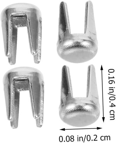 TEHAUX 5000pcs Metal Craft Rivets Four Claw Nails DIY Jewelry Making Tools Accessories in Saudi Arabia