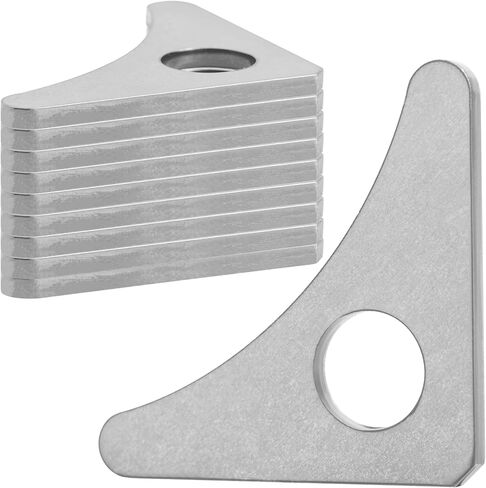 20 PCS Weld on Gusset, Acid-Cleaned Steel Weld on Tabs 1.85" Side Length With 1/2" Hole Gusset, No Rust Coating for Superior Welding, Professional Grade Weld tabs in Kuwait