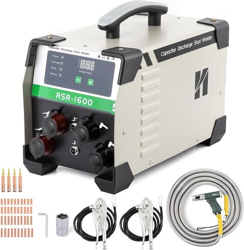 Huanyu Capacitor Discharge Stud Welder M3-M6 Stud Bolt Plate Welder Welding Machine Welding Bolt Plate Insulation Nail Screw Low Carbon Steel Aluminum Brass RSR-1600 in Saudi Arabia