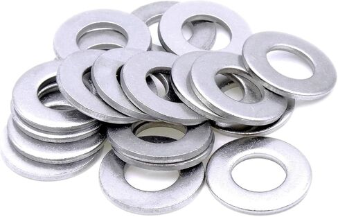 18-8 Stainless Steel Flat Washer 1/2| SS304 General Purpose Washers, Corrosion-Resistant, Durable Spacer for Industrial, Home & DIY Applications | OD 1-1/4 - Thickness: 0.062" in Kuwait