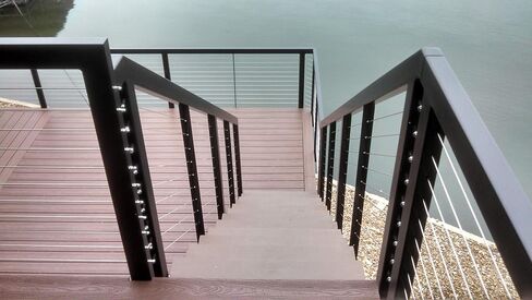 غسالات بزاوية من الفولاذ المقاوم للصدأ لنهايات سلالم درابزين الكابلات (37 درجة مع قطر داخلي 3/8 بوصة) - مجموعة من 10 in Kuwait