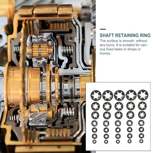 210 Pcs Internal Tooth Locking Washers Carbon Steel Bearing Clamping Rings Quick Lock Washers for Industrial Machinery Automotive Use with Corrosion Resistance in Saudi Arabia
