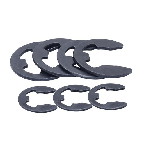 20/100pcs E Type Circlip Retaining Washer M1.5 M2 M2.5 M3 M3.5 M4 M5 M6 M7 M8 M9 M10 M12 M15 Carbon Steel Blackening for Shaft Fastener(M1.5-100 PCS) in Saudi Arabia