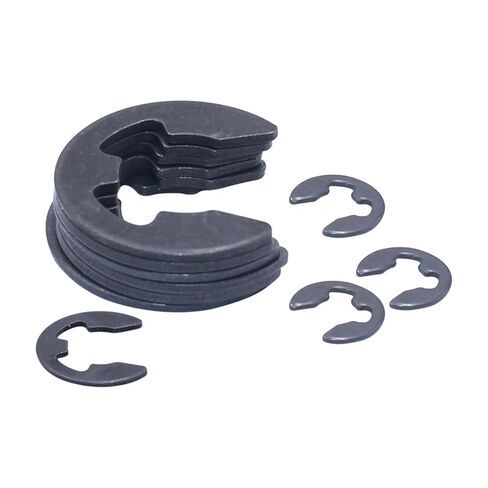 20/100pcs E Type Circlip Retaining Washer M1.5 M2 M2.5 M3 M3.5 M4 M5 M6 M7 M8 M9 M10 M12 M15 Carbon Steel Blackening for Shaft Fastener(M1.5-100 PCS) in Saudi Arabia