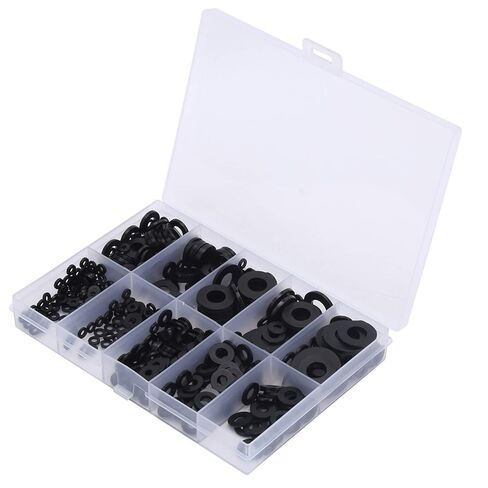 500Pcs Black Nylon Washers Gaskets Set M2 M2.5 M3 M4 M5 M6 M8 M10, Gasket Retaining Ring in Saudi Arabia