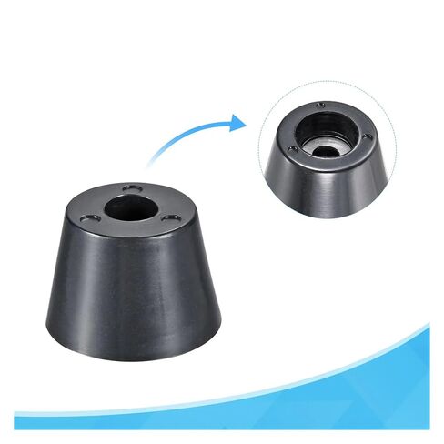 MIUYTRN 20 قطعة 0.79 بوصة ارتفاع × 1.14 بوصة عرض أقدام مطاطية مع غسالة من الفولاذ المقاوم للصدأ ومسامير للأثاث والأجهزة والإلكترونيات cuicui in Kuwait