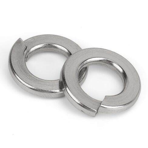 376Pcs Spring Lock Washer Assortment Kit, 4# 6# 8# 10# 12# 1/4" 5/16" 3/8" 1/2" 9/16" 5/8" 3/4" SAE Split Lock Washer Set, 304 Stainless Steel Lock Washers & Flat Washers for Screws Bolts in Kuwait