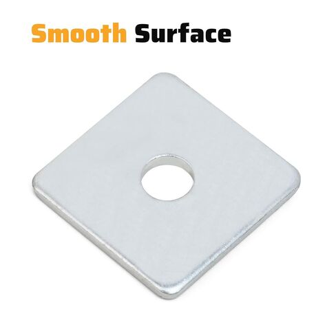 غسالات مربعة، 30 عبوة تناسب مسامير مقاس 3/8 بوصة، وغسالات مجلفنة مقاس 1-5/8 بوصة × 1-5/8 بوصة in Kuwait