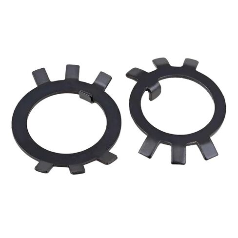 3-30Pcs Lock Gasket Spacer Black Carbon Steel Lock Washer M10 M12 M14 M16 M18 M20 M24 M25 M27 M30-M60 for Slotted Round Nuts(M20-20pcs) in Saudi Arabia