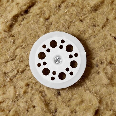 1.77 Inch/45 mm White Plastic Washers Foam Board Insulation Load Spreading Polypropylene Washers for Fixing and Supporting Rigid Foam Spreading for Screws Nail (800 Pcs) in Kuwait