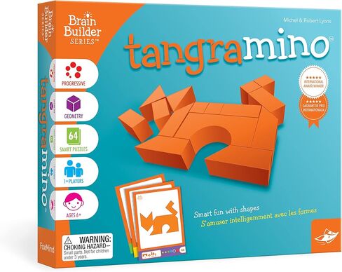 Foxmind Games: Equilibrio Spatial Logic and Dexterity Game, Build Gravity Defying Structures, 60 Smart Puzzles to Work Through, 6 Levels of Complexity, Develops STEM Skills, 1+ Players, For Ages 5+ in Saudi Arabia