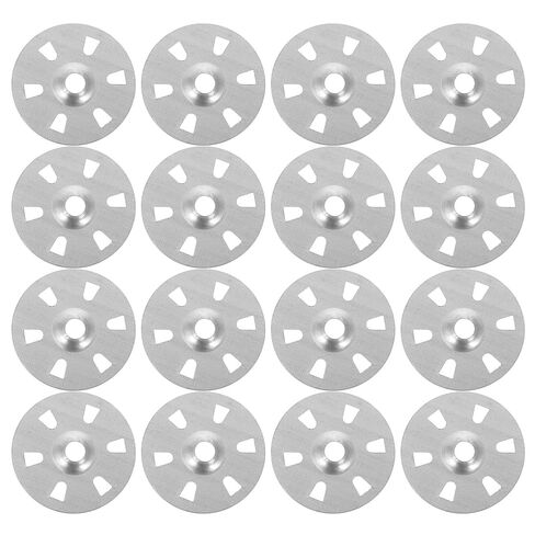 Vaguelly 500pcs Metal Six-Hole Foam Board Washer Insulation Fixing Load Spreading Fastener for Rigid Foam Panel Securing in Construction and Home Improvement in Saudi Arabia