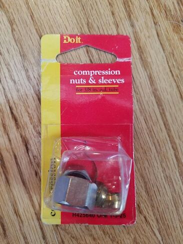 COMPRESSION NUTS & SLEEVES for 3/8" O.D. Tube Do It 425640 in Saudi Arabia