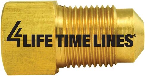 4LIFETIMELINES محول نحاسي، أنثى (M10x1.0 مقلوب)، ذكر (M12x1.0 فقاعة)، 10/كيس in Saudi Arabia
