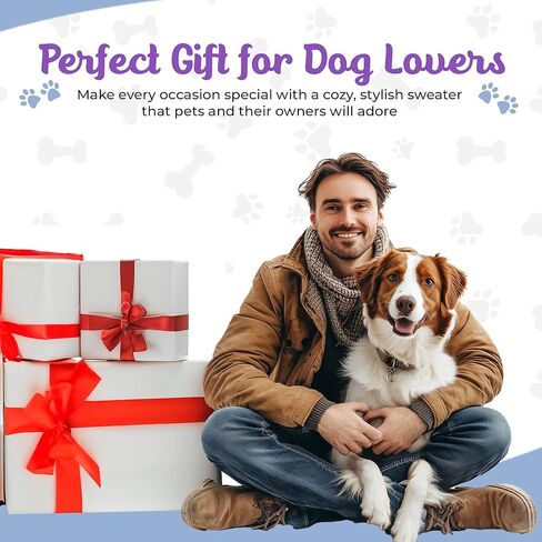 Tooth & Honey Big Dog/Stripe Shirt/Pullover/Full Belly Coverage/for Big Dogs/Pitbull Shirt/Purple and Grey (Medium) in Kuwait