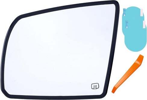 EAP Passenger Side Mirror Glass Compatible with Toyota Tundra 2007-2021, Toyota Sequoia 2008-2022, Heated with Blind Spot with Turn Signal Without Auto Dimming 879030C130 in Kuwait
