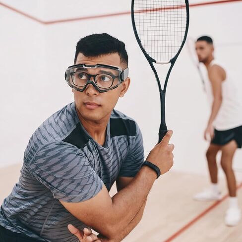 Xuhal Overglasses نظارات واقية لكرة المضرب فوق النظارات نظارات الاسكواش نظارات مضادة للضباب والخدش نظارات حماية للاسكواش الداخلي in Kuwait