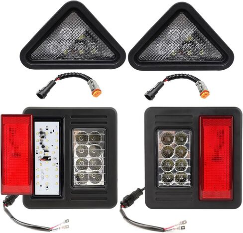 2PCS LED Tail Light Kit 6670284 Compatible With Bobcat Skid Steer Loader S100 S130 S150 S160 S175 S185 S205 S220 S250 S300 S330 S450 S510 S530 S550 (2) in Kuwait