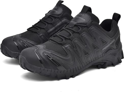 Men's Tactical Hiking Shoes: Low-Top Trail Running Shoes with Deep-Tread Soles in Saudi Arabia