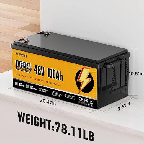 12V 100AH ​​LIFEPO4 بطارية ، 120 أ بًا ، 15000 دورة عميقة ، المجموعة 31 ، بطارية فوسفات الحديد الخفيفة الوزن للطاقة المنزلية ، RV ، محرك التصيد ، البحرية ، الطاقة الشمسية ، خارج الشبكة in Kuwait