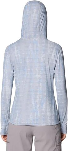 Mountain Hardwear Women's Crater Lake Long Sleeve Hoody, Glacial Prismatic Print, Large in Saudi Arabia