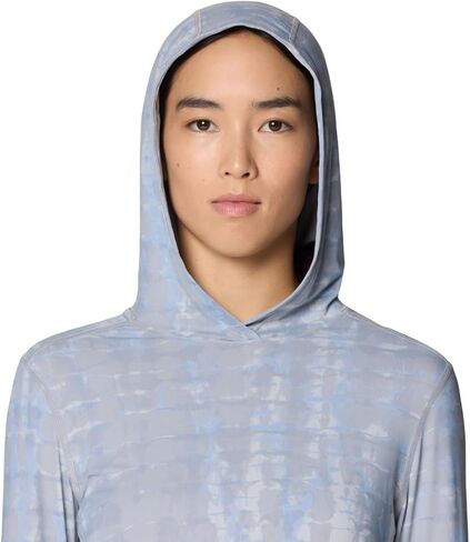 Mountain Hardwear Women's Crater Lake Long Sleeve Hoody, Glacial Prismatic Print, Large in Saudi Arabia