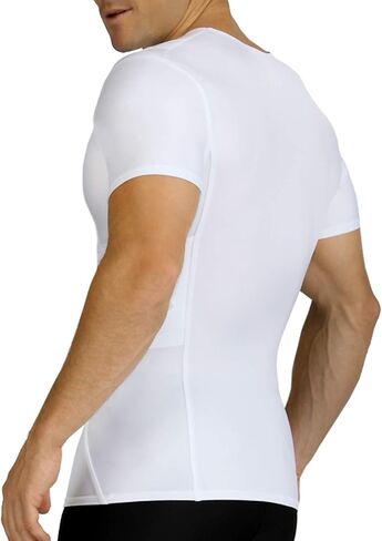 Concealment Compression V-Neck Shirt w/Built-in Holster for Daily Training Home Defense MGV017 in Saudi Arabia