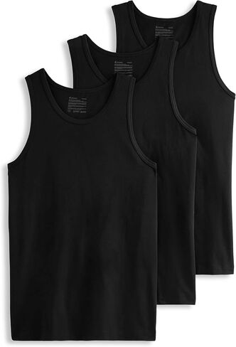 Jockey Men's Undershirt Cotton Stretch Tank Undershirt - 3 Pack in Saudi Arabia