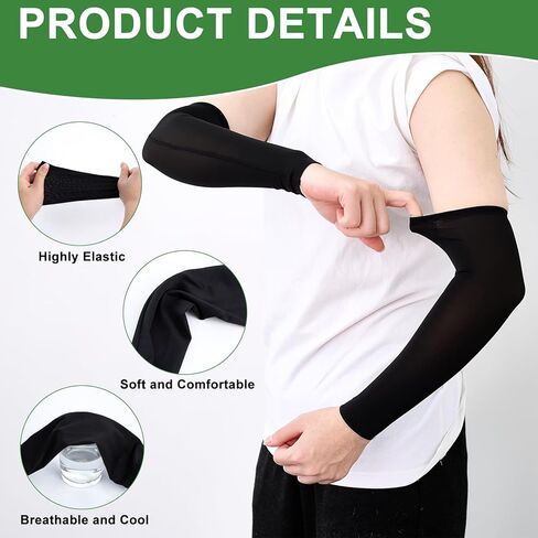 4 Pairs Kids Volleyball Arm Sleeves Youth UV Protective Cooling Sleeves for Teen Girls Boys Basketball Football Sports in Kuwait