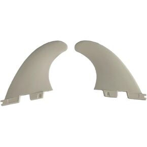 2 PCS Surf FIN F II G5 Side Fins Fiberglass Plastic Black White Jade Compatible with Surfboard in Saudi Arabia