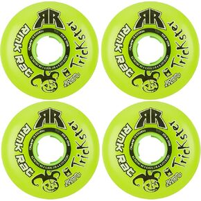 Roller Hockey Wheels 68mm 76a Trickster Green Inline Indoor - 4-Pack in Kuwait