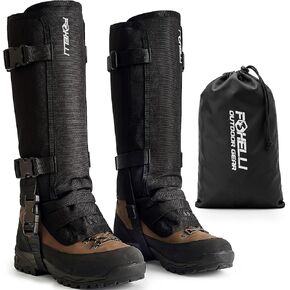 Foxelli Snake Gaiters for Men & Women – Durable Snake Protection Leg Guards, Adjustable Lower-Leg Protection for Hunting, Hiking, Ranch Work & Rugged Outdoor Terrain in Kuwait