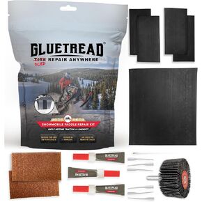 GlueTread Snowmobile Paddle Repair Kit - Reinforce & Repair Torn Snowmobile Paddles - Garage-Ready Track Repair System - Snowmobile Accessories & Gear in Kuwait