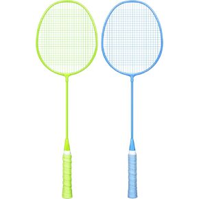 مجموعة مضارب كرة الريشة مكونة من قطعتين، مجموعة كرة الريشة خفيفة الوزن لألعاب الفناء الخلفي في الهواء الطلق، مضرب محمول للمبتدئين من العائلة والبالغين والمراهقين in Kuwait