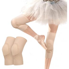 Ultra-thin Dance Knee Sleeves with Gel Pads for Dance, Ballet, Yoga, Cheerleading, Leg Sleeves for Girls，Gift Idea in Kuwait