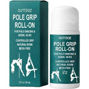 مقبض قابل للدوران، مقبض يمكن التحكم فيه بالروزين الطبيعي للرقص على العمود والحرير الجوي، لليدين والساقين وملامسة الجسم، غير قابل للانزلاق، 2 أونصة سائلة (60 مل) in Kuwait