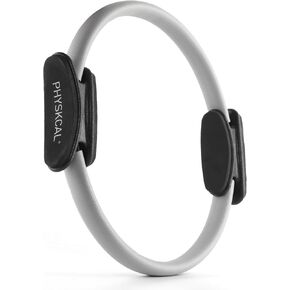 Pilates Ring, 15-Inch Magic Circle with Extra Thick Padded Handles, Pilates Equipment for Toning Inner Thighs, Arms and Strengthening Cores- Workout Guide Included in Kuwait