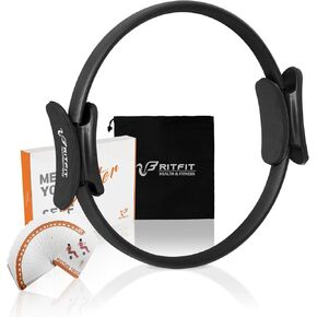RitFit Pilates Ring Circle - 14 Inch Magic Fitness Circle for Toning Inner & Outer Thighs, Bonus Workout Guide Included in Kuwait