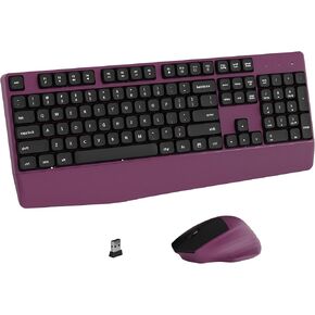 لوحة المفاتيح اللاسلكية والسرد الفأر ، 104 مفاتيح 104 مفاتيح لاسلكي 2.4 جيجا هرتز مع راحة النخيل والماوس اللاسلكي لنظام التشغيل Windows ، Mac OS PC/الكمبيوتر/أجهزة الكمبيوتر المحمولة/أجهزة سطح المكتب (شاي الحليب) in Kuwait