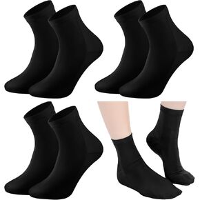 Cuffbow 4 Pairs Water Sport Swimming Dive Socks Nylon Diving Swimming Fin Boot Diving Wetsuit Socks for Snorkeling Surfing in Kuwait