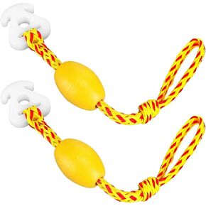 Soulchen 2 Pcs Boat Tube Towable Rope Quick Connector Water Sports Tow Connector with Float & Stainless Steel Joint - 6000lbs Breaking Strength, Ideal for Towables, Wakeboards & Ski Tubes in Kuwait