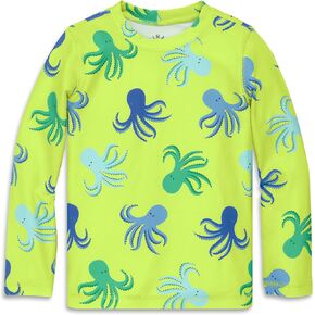 واقي من الطفح الجلدي بأكمام طويلة للأطفال من شركة أوكتوبوس بالز، عامل حماية من الأشعة فوق البنفسجية 50+، مصنوع من مواد معاد تدويرها in Kuwait