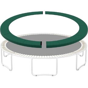 SONGMICS Replacement Trampoline Safety Pad Mat, 10ft 12ft 14ft 15ft Standard Size, Spring Cover, UV-Resistant, Tear-Resistant, Edge Protection in Kuwait