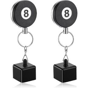 2 Pcs Chalk Holder Pool Billiards - Retractable Cue Chalk Holder Pool with Belt Clip - Snooker Billiards Accessories in Kuwait