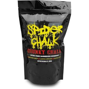 طباشير سبايدر طباشير مكتنز - مزيج من المسحوق والمكعبات، حقيبة 12 اونصة - قبضة جافة للغاية وطويلة الامد - لتسلق الصخور (في الاماكن الداخلية والخارجية) والصالات الرياضية in Kuwait