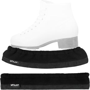 Ice Skate Blade Covers with 2" Thickened & Widened Bottom, Cut-Resistant Nylon & Double-Layer Polar Fleece Blades Protector Guards for Hockey Skates, Figure Skates, Ice Skates, Speed Skates in Kuwait