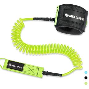 Mellbree Surfboard Leash, Premium SUP Leash Double-Side Rotatable Wirst Strap Leg Rope Flexible for Paddleboard Longboard Shortboard Stand-up Paddleboards in Kuwait
